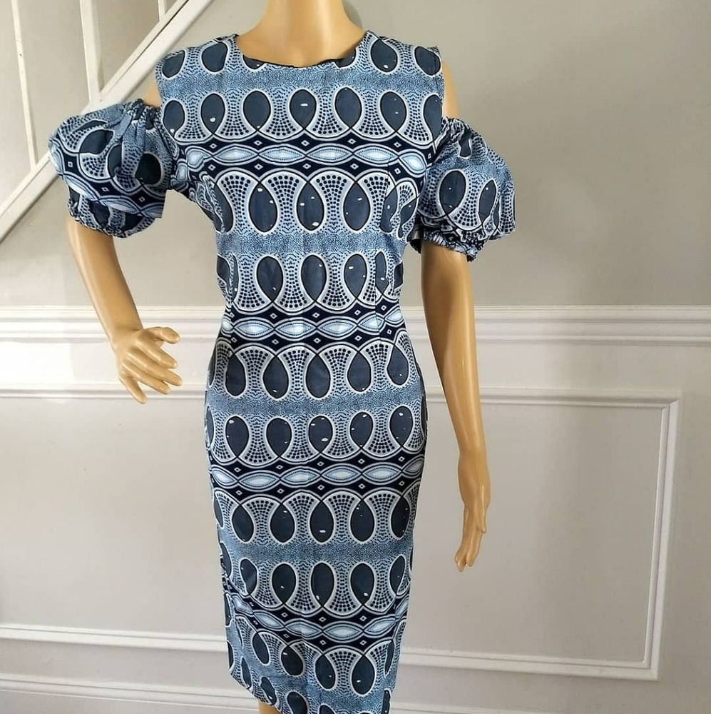 Africa print dress